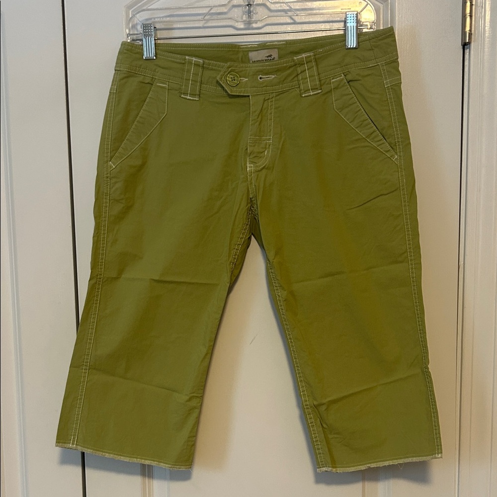 Horny Toad bermuda green shorts 6 Small